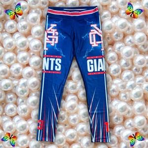 Ny giants printed leggings Sz M-L